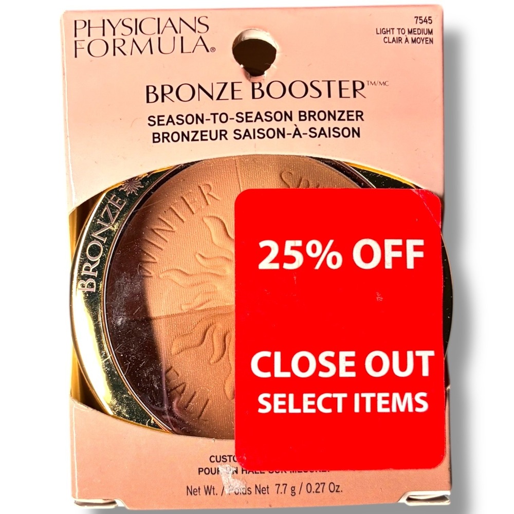 Physicians Formula Bronze Booster Season to Season Bronzer Light to Medium - Picture 2 of 3